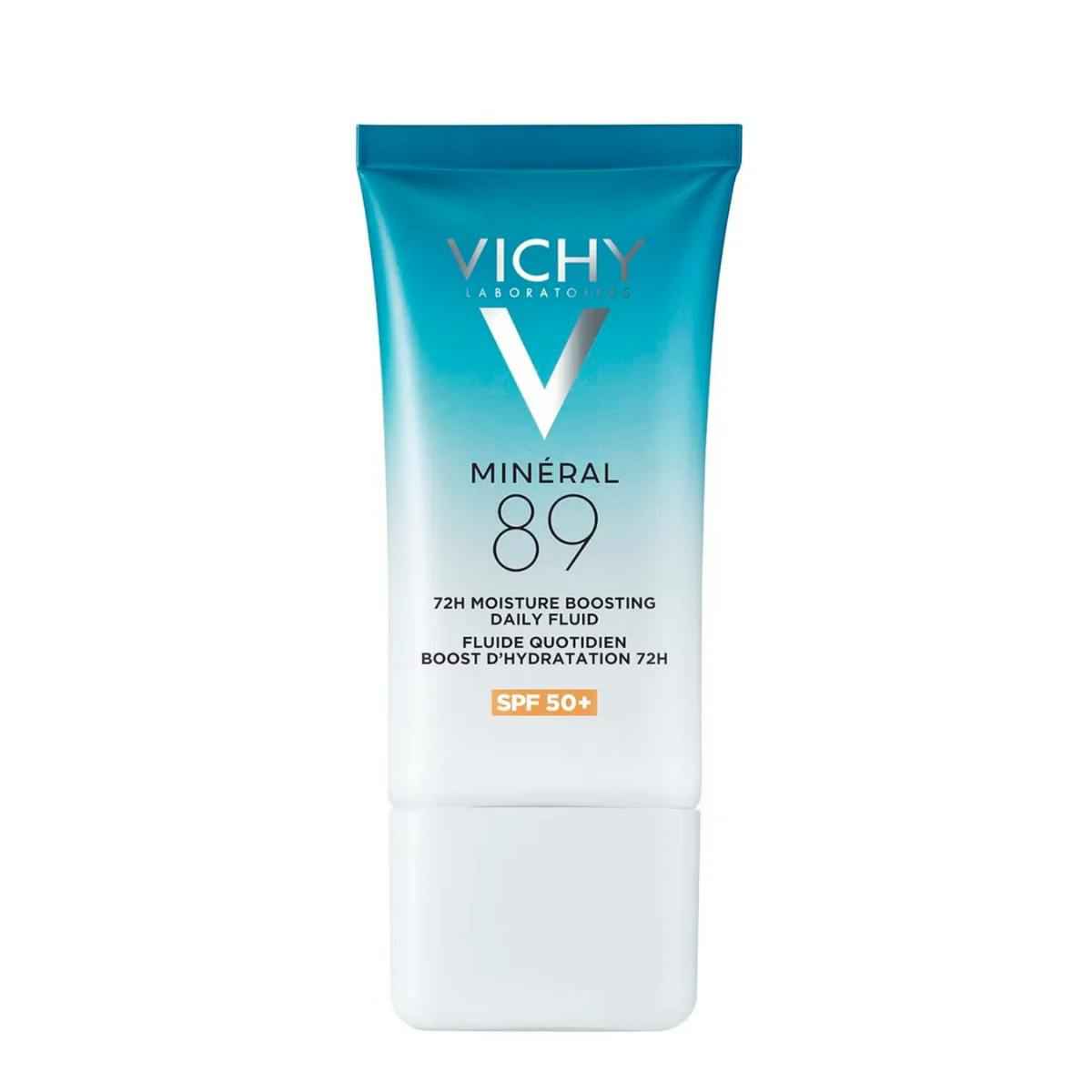 Vichy Mineral 89 72H Moisture Boosting Daily Fluid SPF 50+ Щоденний зволожувальний сонцезахисний флюїд для шкіри обличчя, SPF 50+