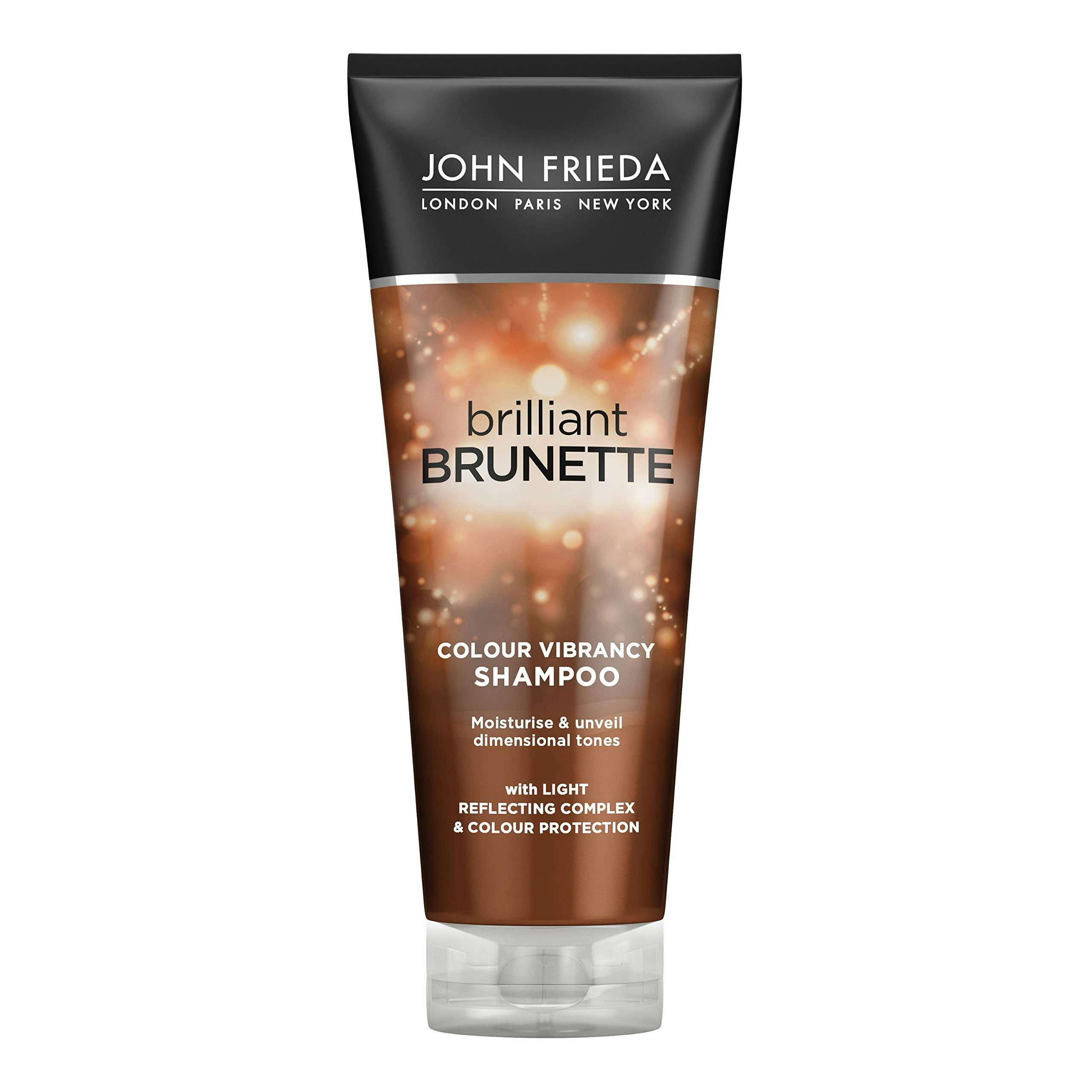 John Frieda Brilliant Brunette Shampoo Зволожуючий шампунь для захисту кольору темного волосся