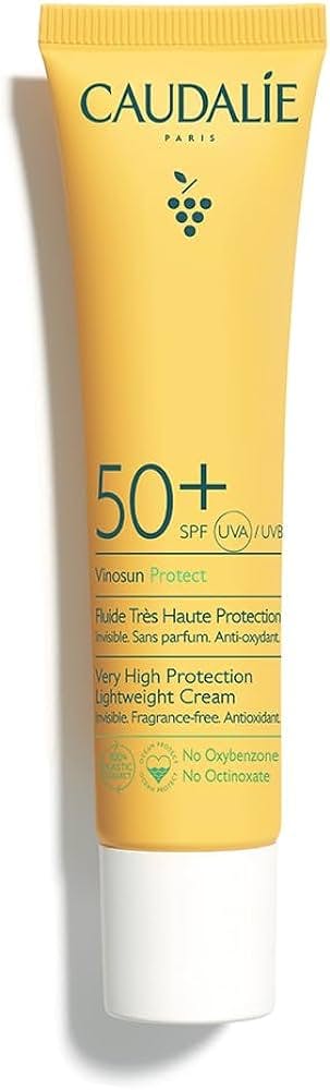 Caudalie Vinosun Protect Very High Lightweight Cream SPF 50+ Легкий сонцезахисний крем для обличчя
