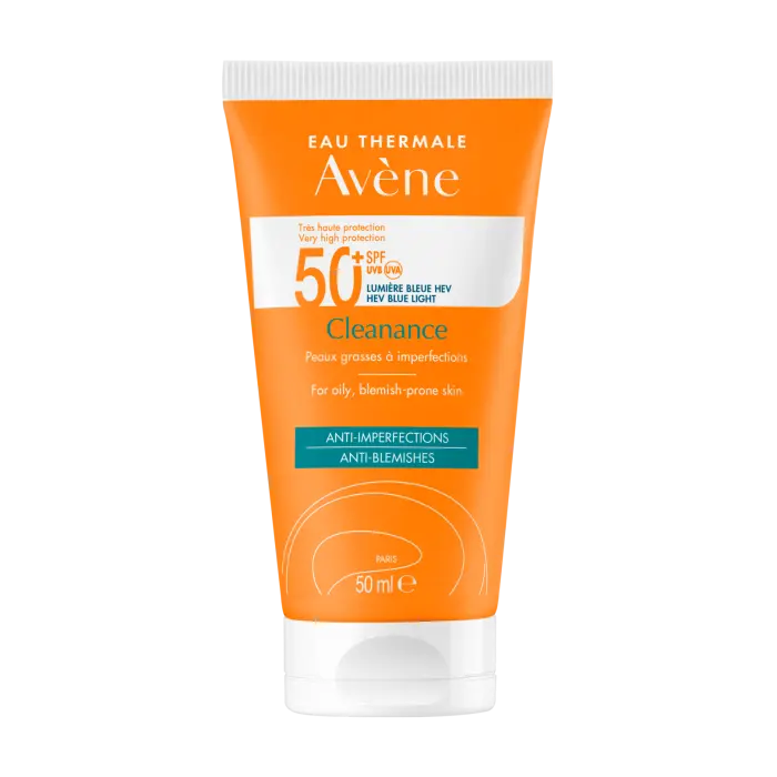 Avene Solaires Cleanance Sun Care SPF 50+ Сонцезахисний крем для проблемної шкіри