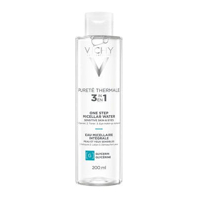 Vichy Purete Thermale 3in1 One Step Micellar Water Міцелярна вода 3-в-1 для чутливої шкіри обличчя та очей