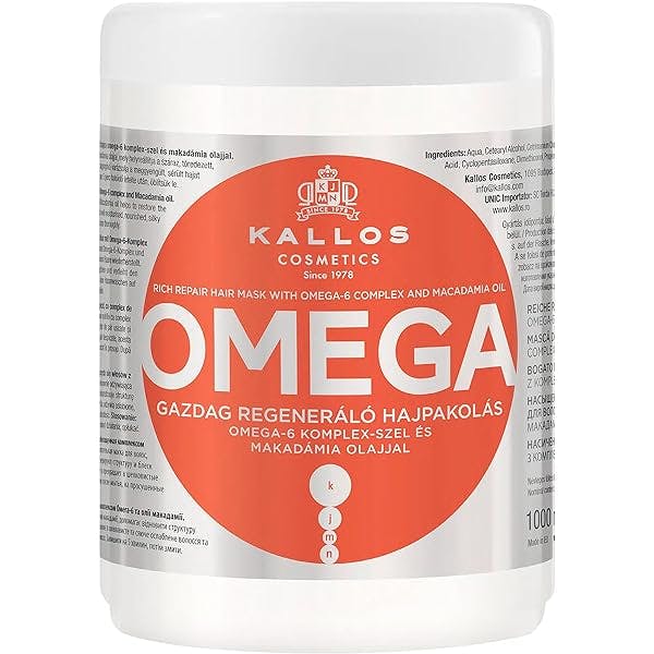 Kallos Cosmetics Energising Hair Multivitamin Маска для волосся з екстрактом женьшеню і маслом авокадо
