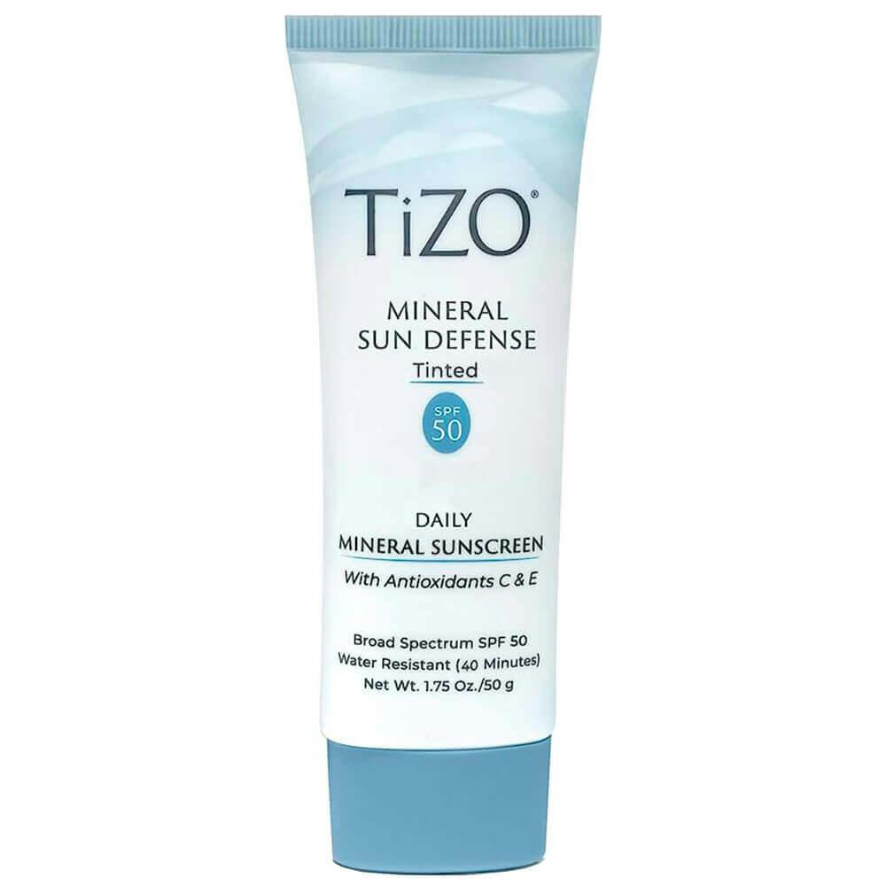 TIZO Mineral Sun Defense SPF50 Мінеральний сонцезахисний крем з тонуючим ефектом