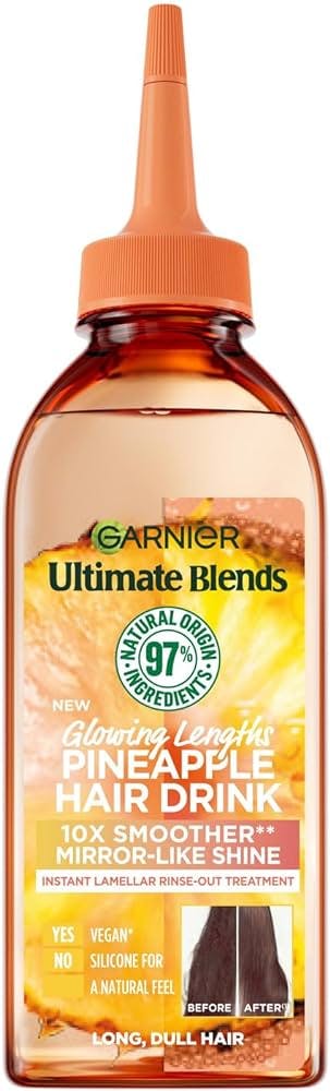 Garnier Fructis Instant Lamellar Water Pineapple Liquid Conditioner Pineapple Розгладжувальний кондиціонер для волосся
