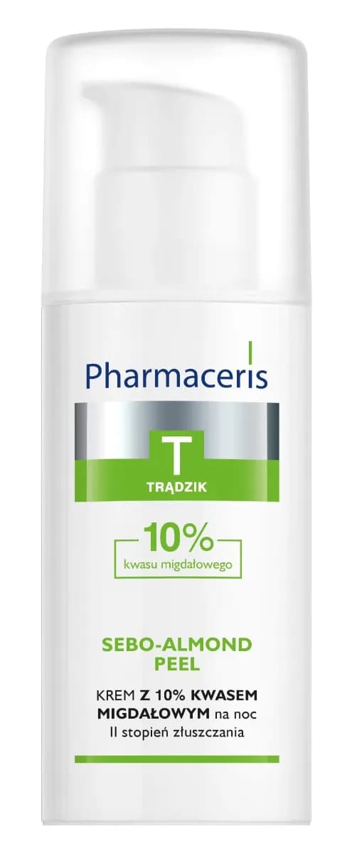 Pharmaceris T Sebo-Almond-Peel Exfoliting Night Cream Нічний крем-пілінг з 10% мигдальною кислотою