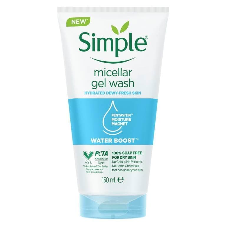 Simple Water Boost Micellar Gel Wash Мицеллярный гель для умывания