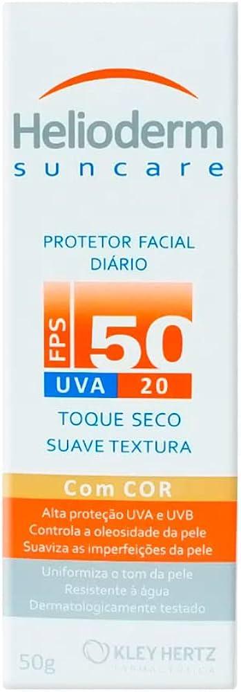 Helioderm Protetor Solar Facial Helioderm SPF50 Сонцезахисний крем