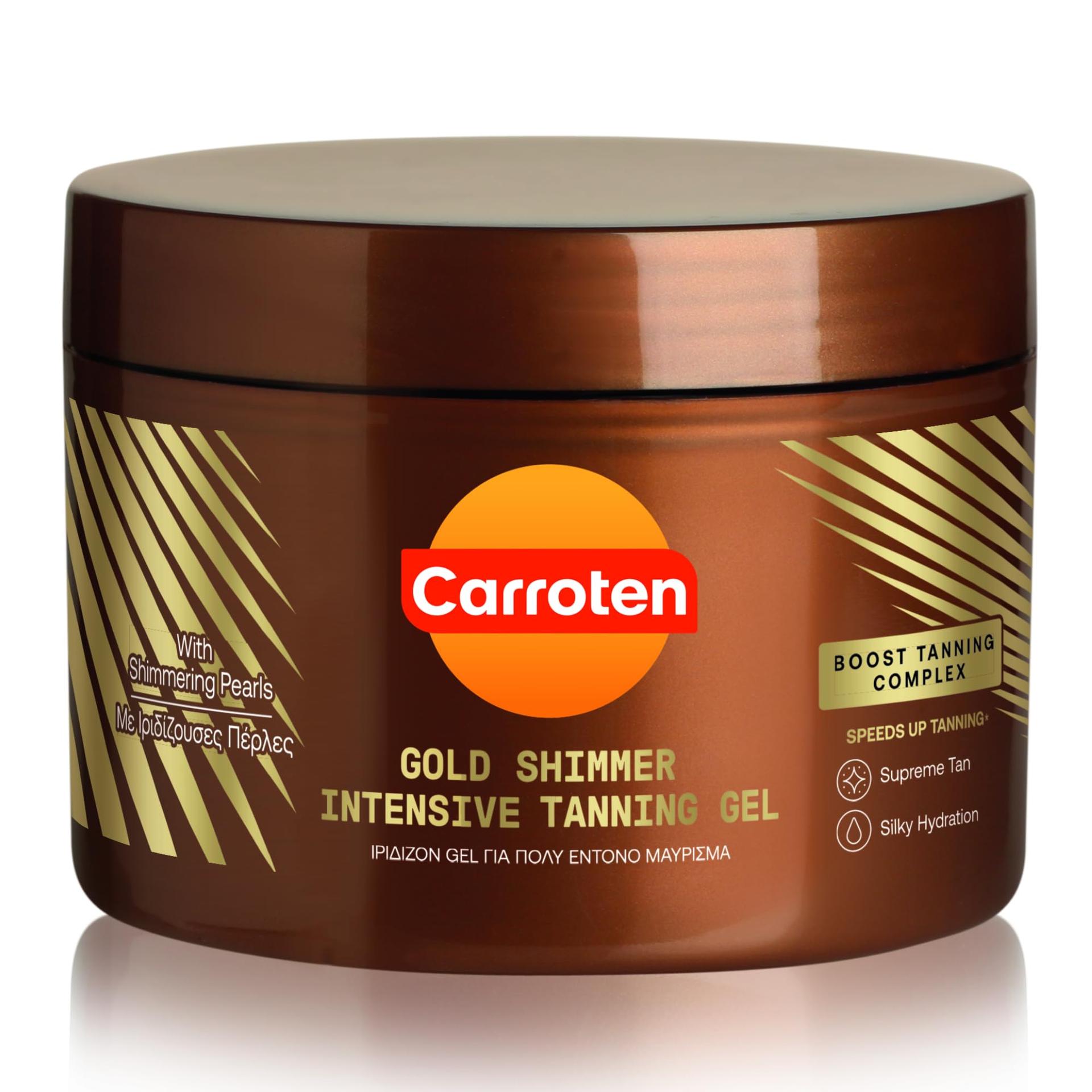 Carroten Gold Shimmer Intensive Tanning Gel Гель для інтенсивної засмаги Gold 