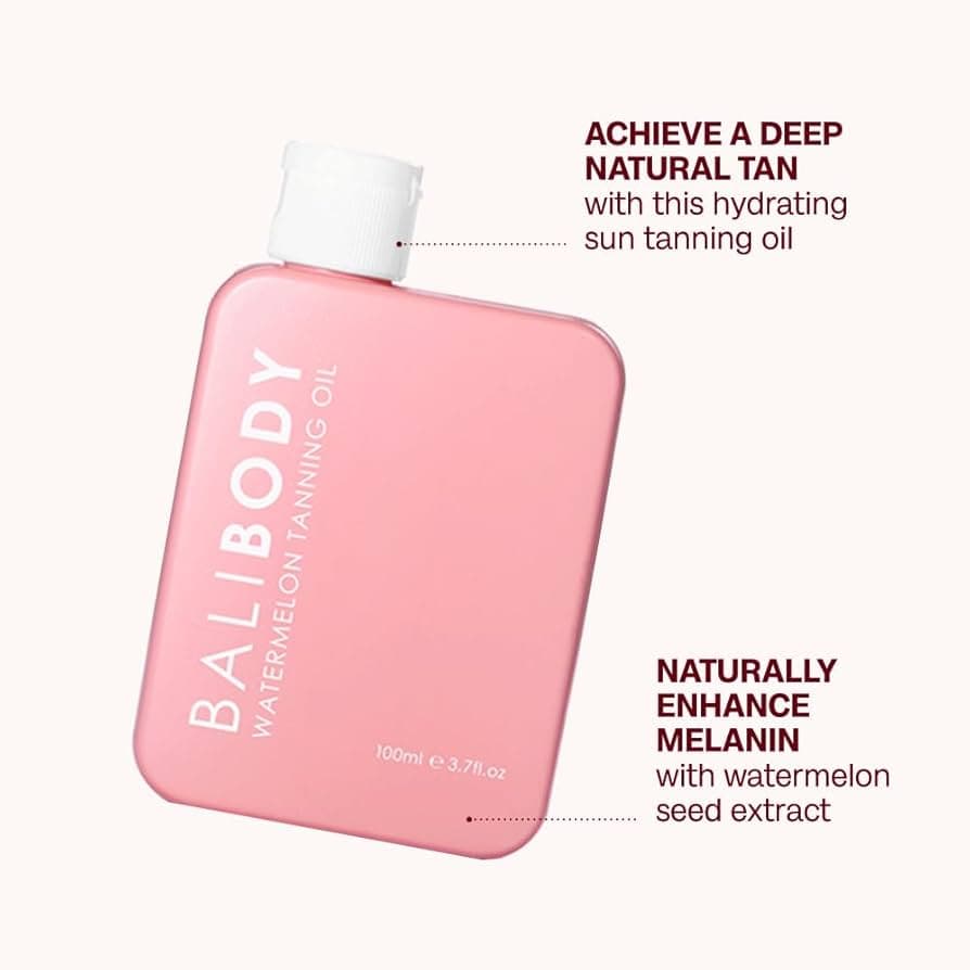 Bali Body Watermelon Tanning Oil SPF15 Олія для посилення засмаги з насінням кавуна з захистом від ультрафіолету