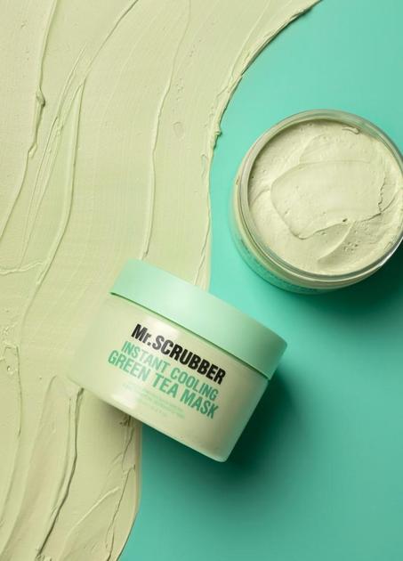 Mr.Scrubber Instant Cooling Green Tea Mask Охолоджувальна маска для обличчя з екстрактом зеленого чаю