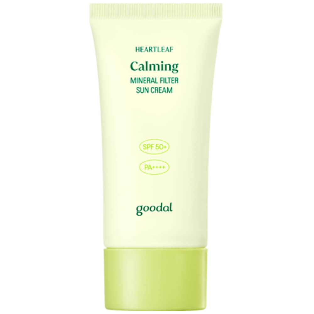 Goodal Heartleaf Calming Mineral Filter Sun Cream SPF50+ PA++++ Мінеральний сонцезахисний крем