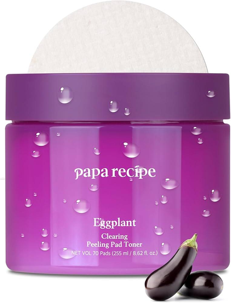 Papa Recipe Eggplant Clearing Peeling Pad Toner Пілінг-педи з екстрактом баклажана