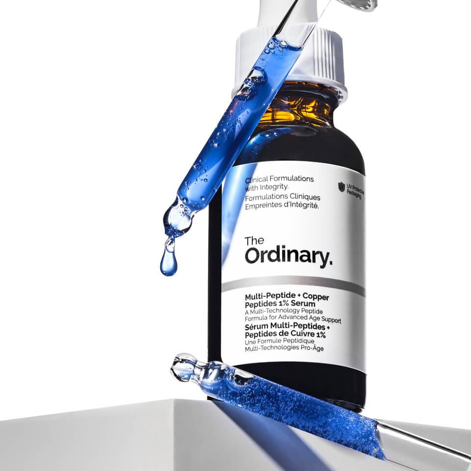 The Ordinary Multi-Peptide + Copper Peptides 1% Освітлювальна сироватка проти зморшок