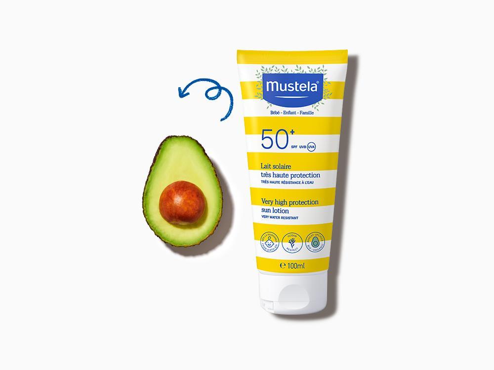 Mustela Bebe Enfant Very High Protection Sun Lotion SPF 50+ Сонцезахисний лосьйон для обличчя і тіла з високим ступенем захисту