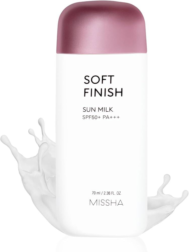 Missha All-Around Safe Block Soft Finish Sun Milk SPF50+/PA+++ Сонцезахисний крем для обличчя