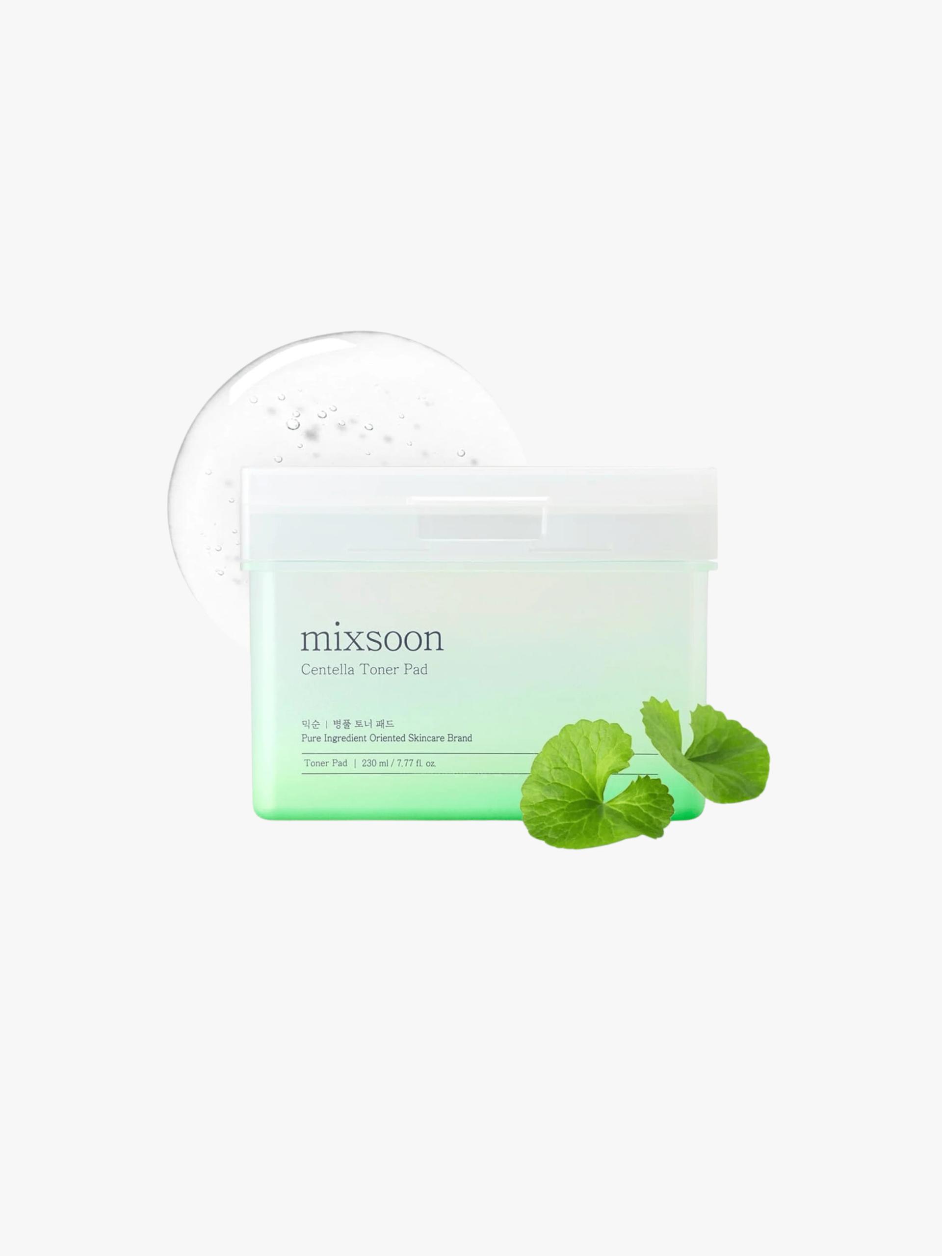 Mixsoon Centella Toner Pad Заспокійливі педи для обличчя із центеллою азіатською