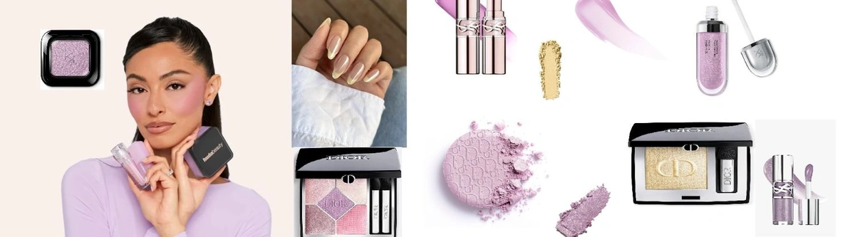 Трендові кольори в макіяжі 2025: Лавандовий Lilac та вершковий жовтий Butter yellow
