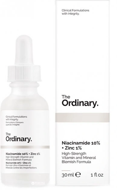 The Ordinary Niacinamide 10% + Zinc PCA 1% Сироватка для обличчя