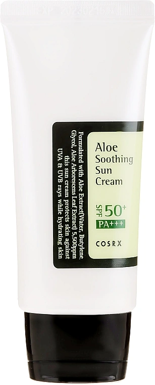 Cosrx Aloe Soothing Sun Cream Зволожуючий крем із сонцезахисним фільтром SPF 50+/PA
