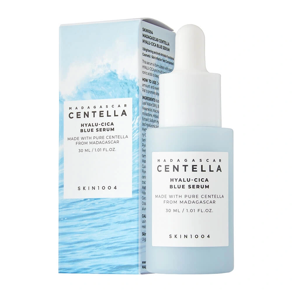 SKIN1004 - Madagascar Centella Hyalu-Cica Blue Serum - Гіалуронова сироватка із центеллою