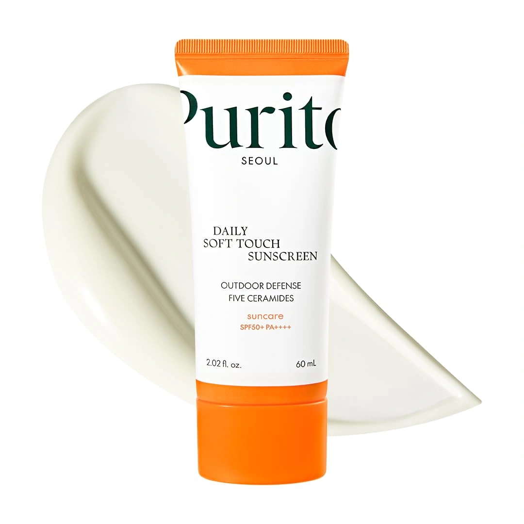 Purito Seoul Daily Soft Touch Sunscreen SPF50+ PA++++ Сонцезахисний крем із церамідами