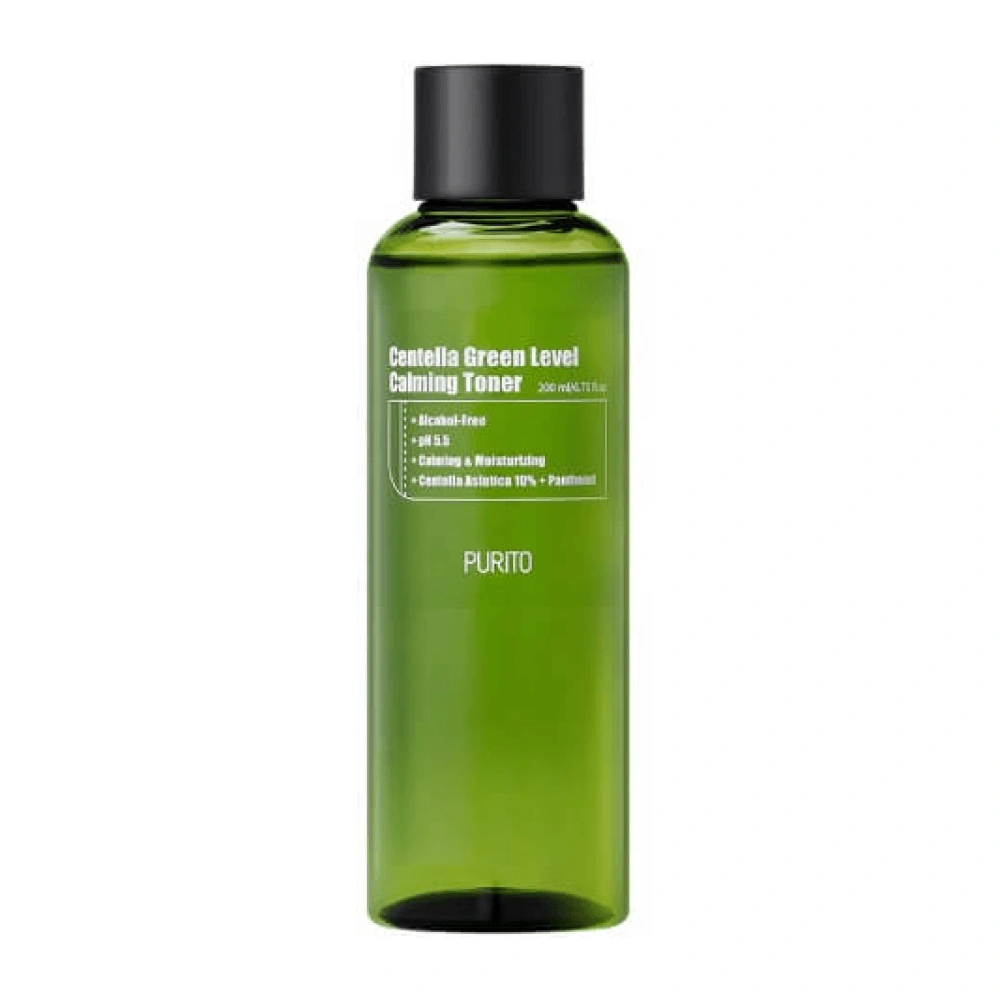 Purito Centella Green Level Calming Toner Безспиртовий заспокійливий тонер з центелою азіатською
