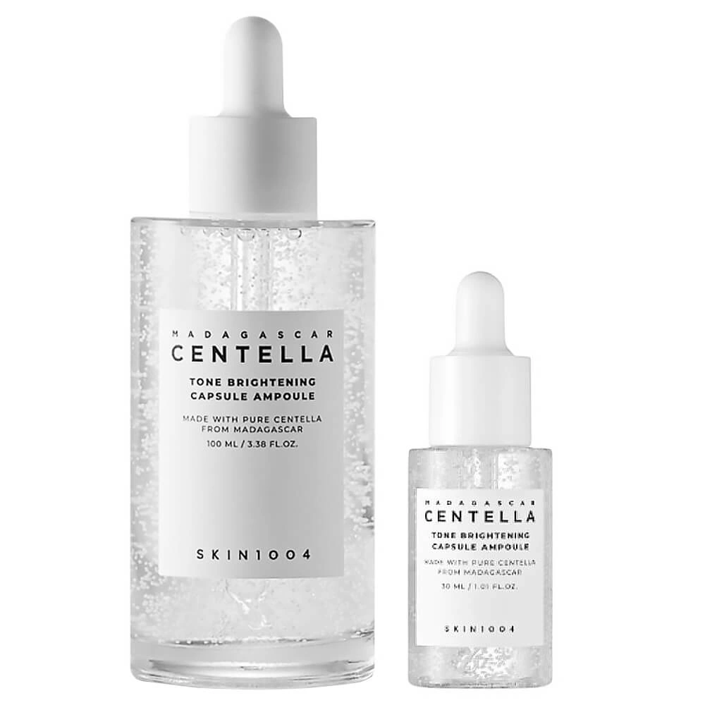 SKIN1004 Madagascar Centella Tone Brightening Capsule Ampoule Освітлювальна ампульна сироватка для обличчя