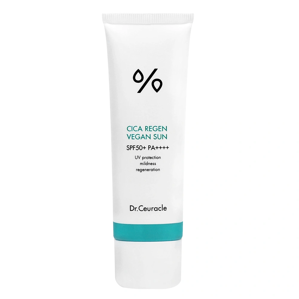 Dr.Ceuracle Cica Regen Vegan Sun Gel SPF 50+ PA++++ Сонцезахисний веганський крем з центелою