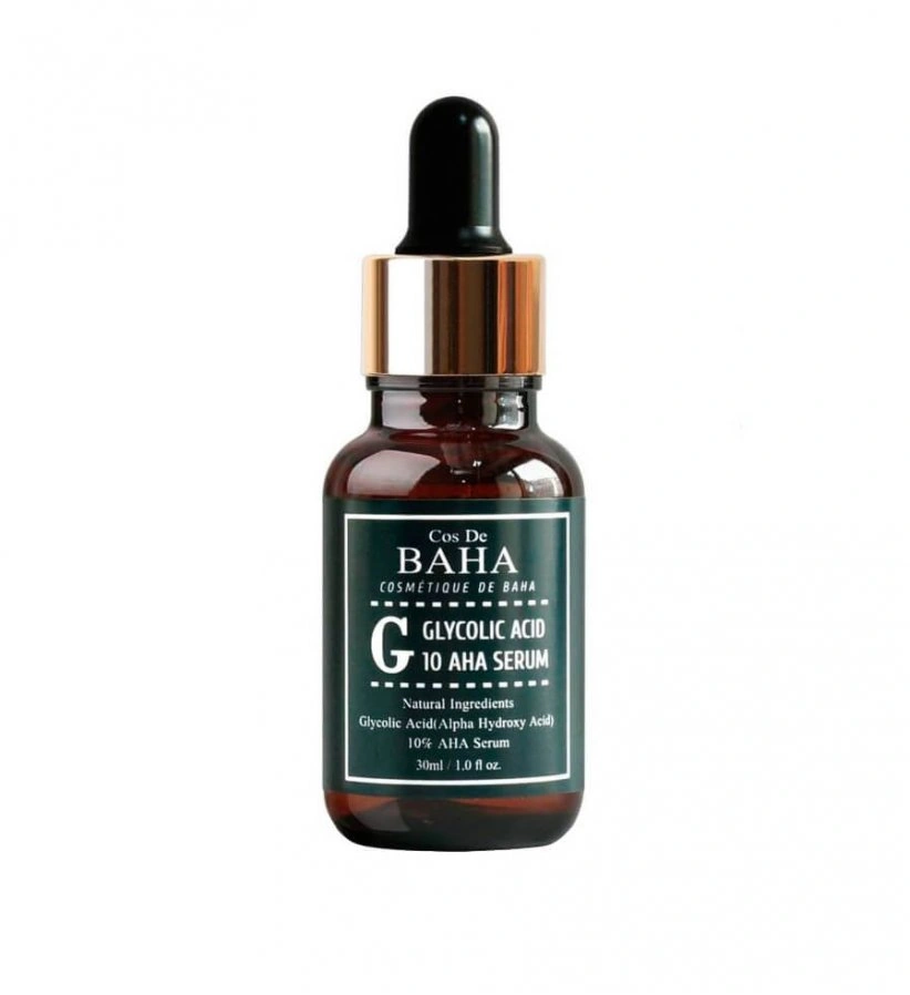 Cos De Baha 10% Glycolic Serum Gel Peel AHA Гліколева сироватка для обличчя