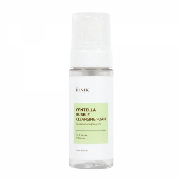 IUNIK Centella Bubble Cleansing Foam Заспокійлива пінка-мус з центелою
