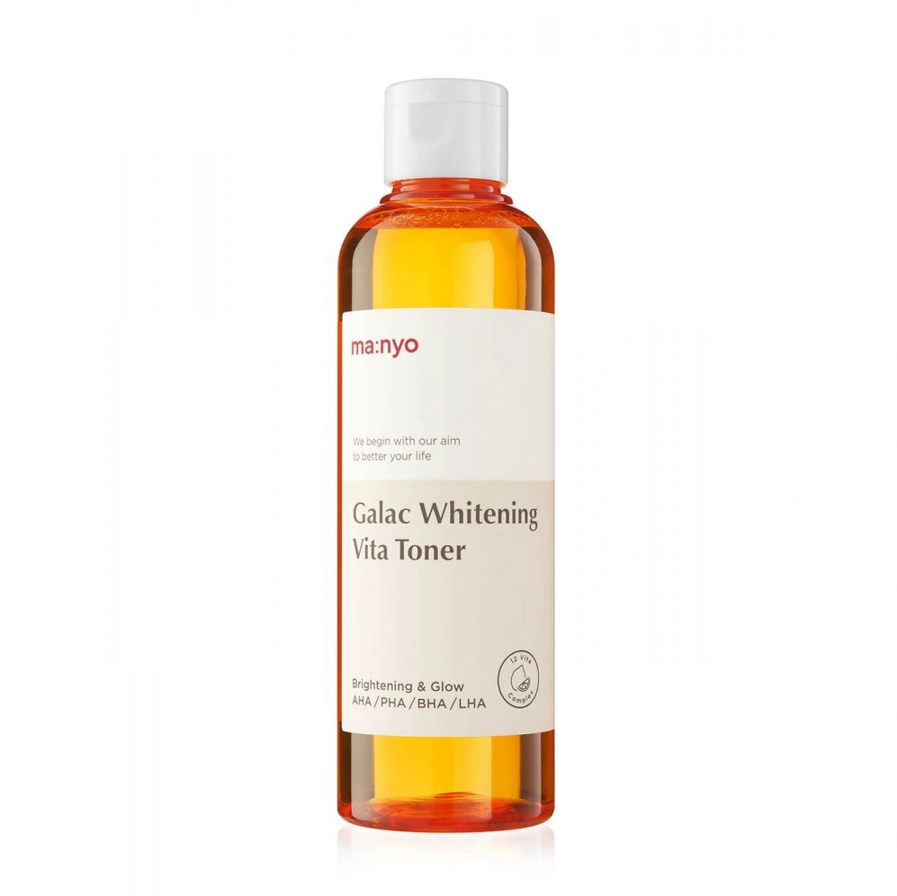 Manyo Galac Whitening Vita Toner Освітлювальий тонер з галактомісисом і вітамінним комплексом