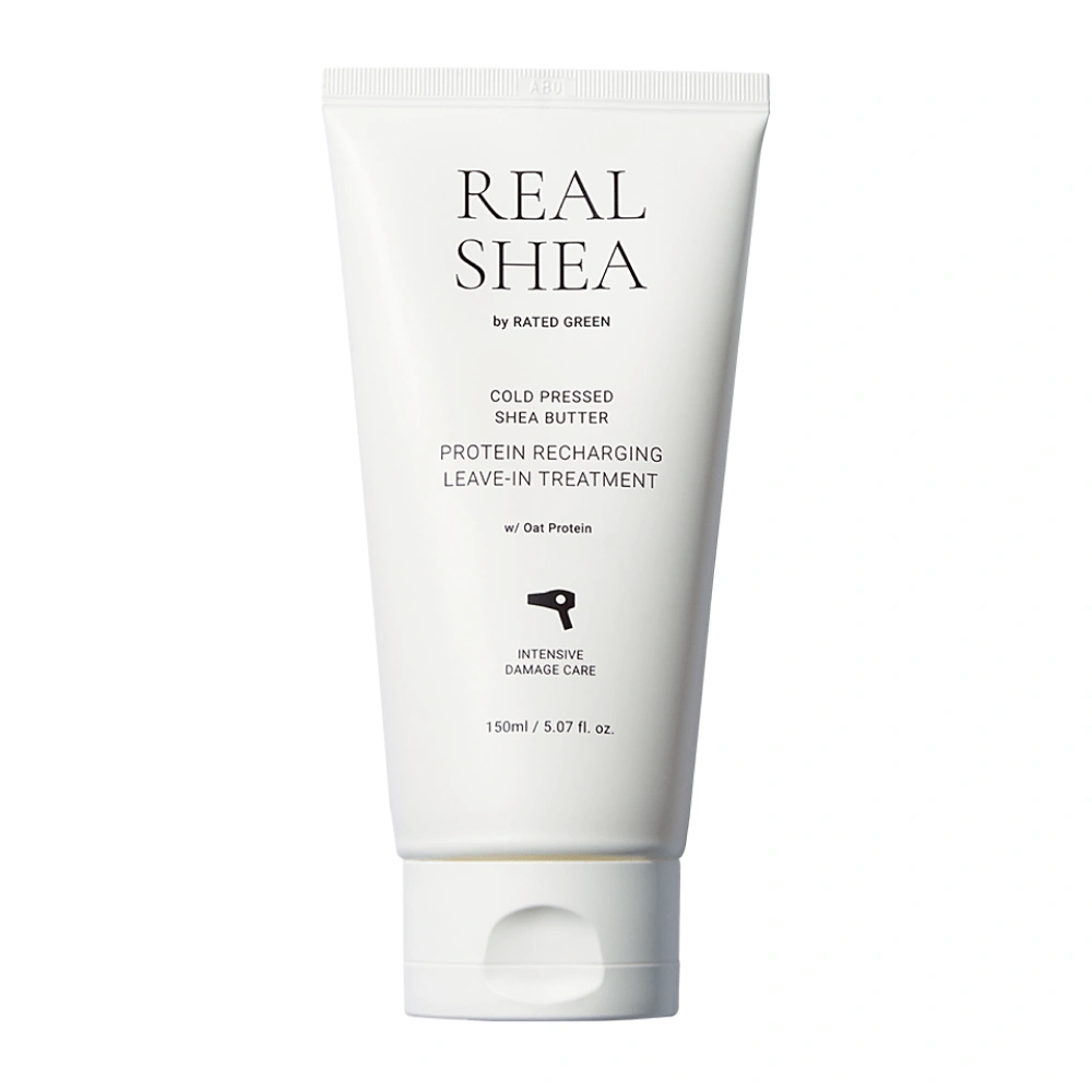 Rated Green Real Shea Cold Pressed Shea Butter Protein Recharging Leave-in Treatment Відновлювальний крем для волосся з маслом ши холодного віджиму