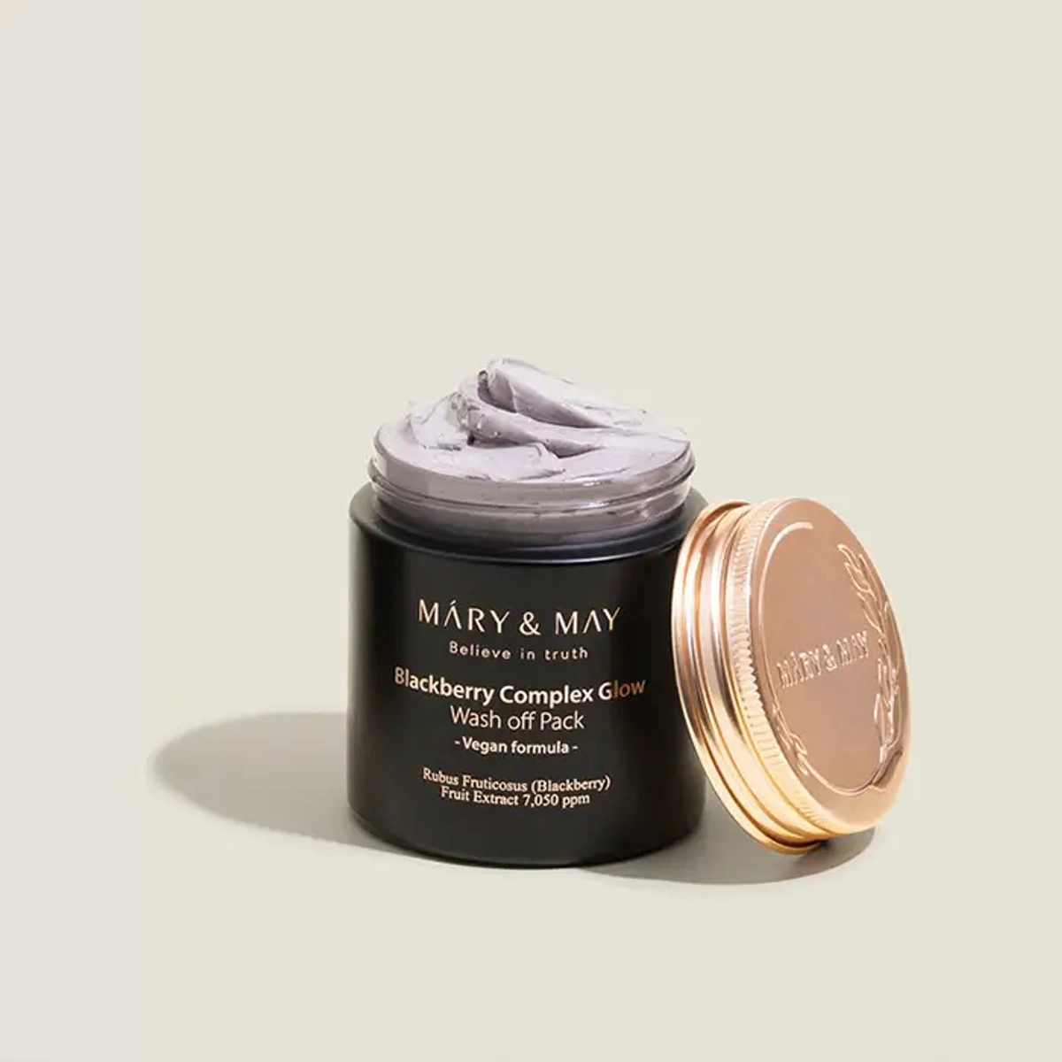 Mary & May Blackberry Complex Glow Wash Off Mask Антиоксидантна глиняна маска для обличчя з ожиною