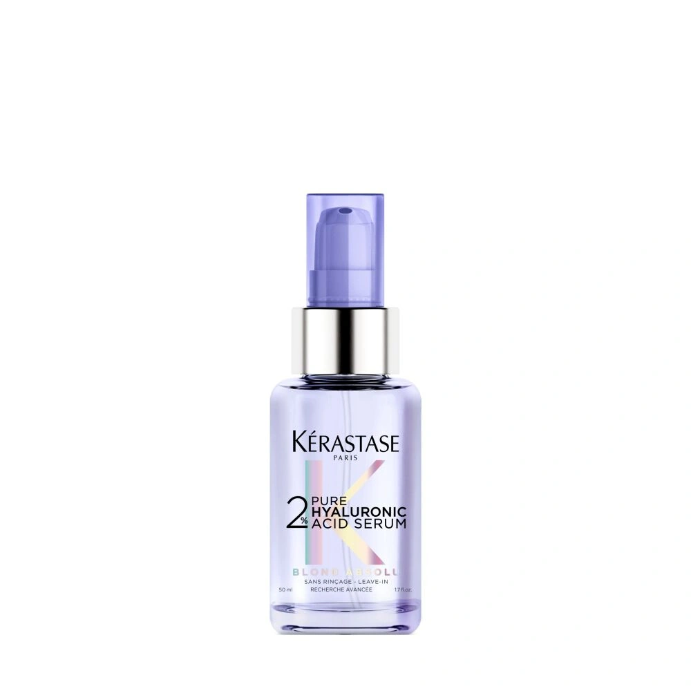 Kerastase Blond Absolu 2% Pure Hyaluronic Acid Serum Гіалуронова відновлювальна сироватка-концентрат для освітленого або меліруваного волосся та сухої шкіри голови
