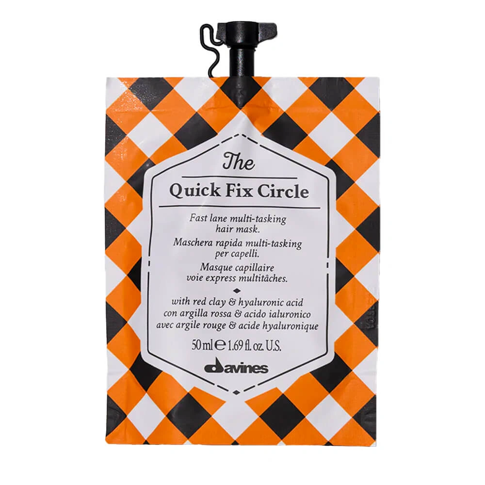 Davines The Circle Chronicles The Quick Fix Circle Маска для миттєвого зволоження та розгладжування волосся, з гіалуроновою кислотою