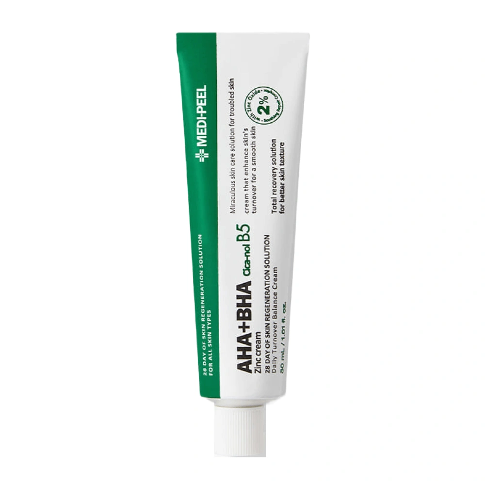 Medi-Peel AHA BHA Zinc Cica-Nol B5 Cream Крем з кислотним комплексом і цинком
