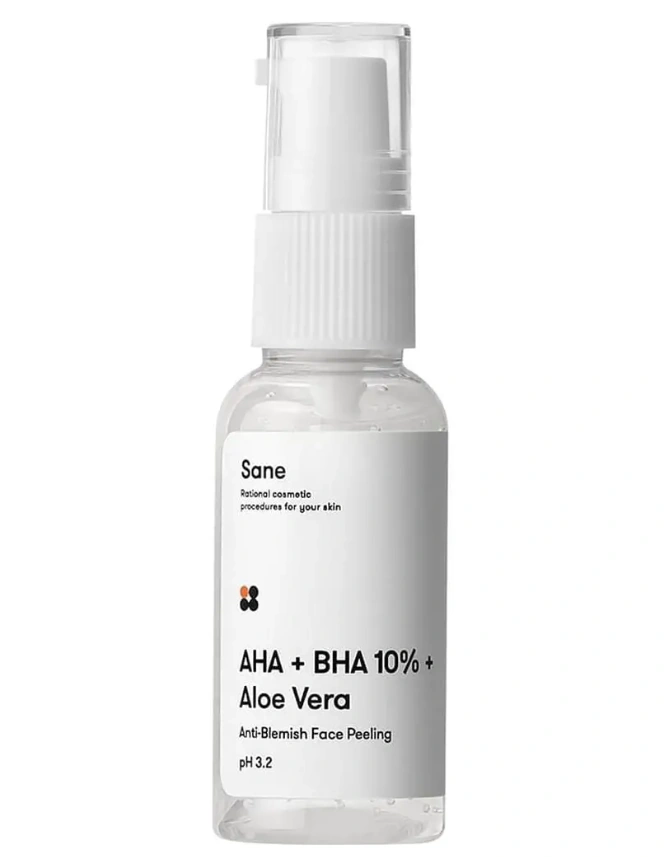 Sane Aloe Vera Peeling Solution Пілінг для обличчя з екстрактом алое