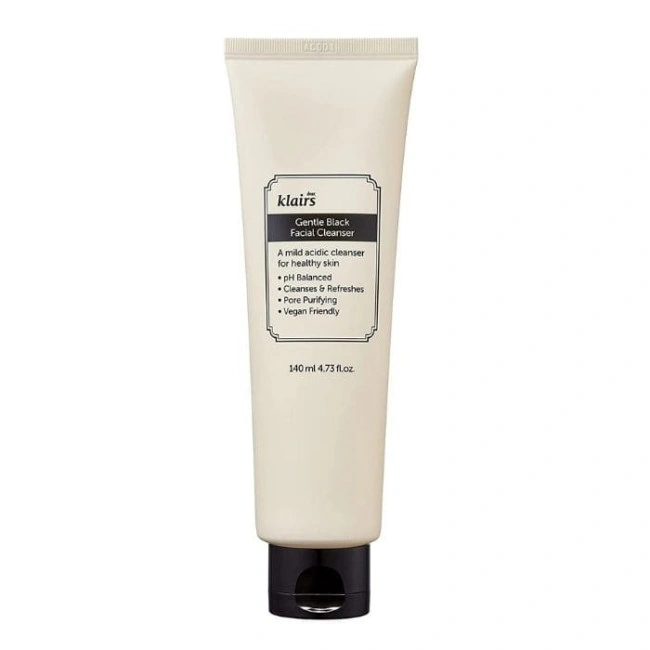 Klairs Gentle Black Facial Cleanser Пінка для глибокого очищення обличчя