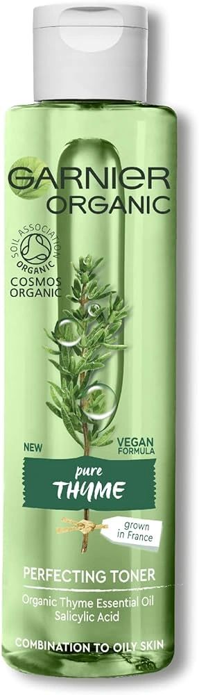 Garnier Bio Perfecting Tonik Purifying Thume Тонік для обличчя з екстрактом чебрецю для комбінованої та жирної шкіри