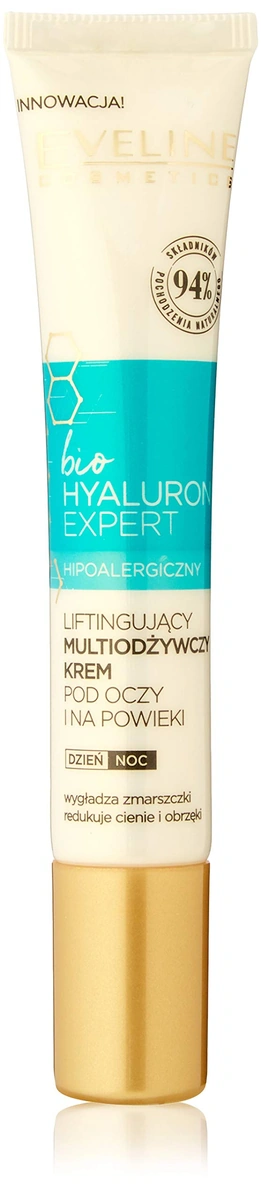 Eveline Cosmetics Bio Hyaluron Expert Мультиживильний крем для шкіри навколо очей