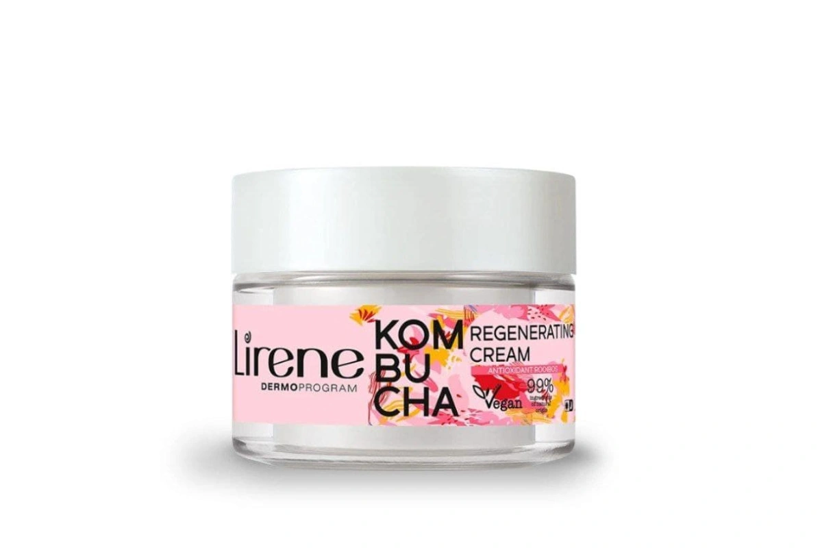 Lirene KOMBUCHA ECO Cream-repair mask for the night KOMBUCHA & REGENERATING ROOIBOS Зволожувальний крем-гель «Комбуча»