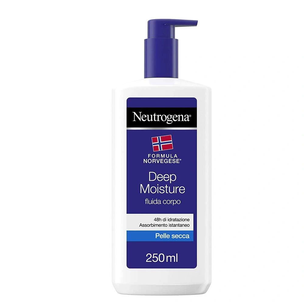 Neutrogena Deep Moisture Body Lotion Crema Fluida Глибоко зволожувальний флюїд для обличчя та тіла