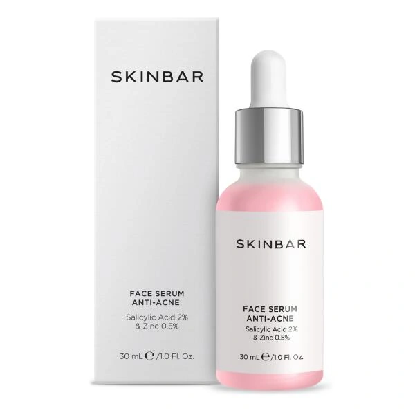 SKINBAR Salicylic Acid 2% & Zinc 0.5% Face Serum Сироватка для обличчя антиакне з саліциловою кислотою 2% та цинком 0,5%