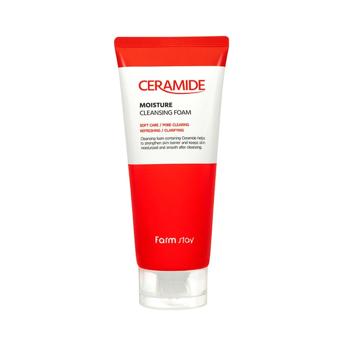 FarmStay Ceramide Moisture Cleansing Foam Зволожувальна пінка для вмивання з церамідами
