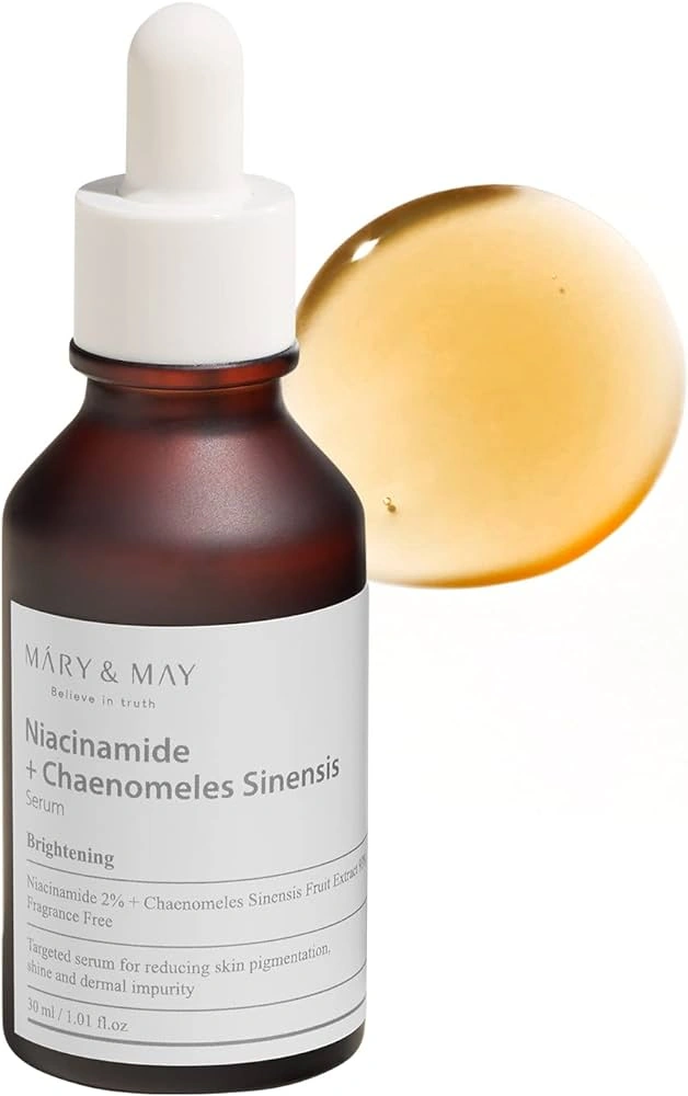 Mary&May Niacinamide Chaenomeles Sinensis Serum Серум для вирівнювання тону шкіри
