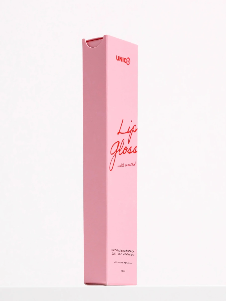 Unico Lip Gloss with menthol Блиск для губ з ментолом