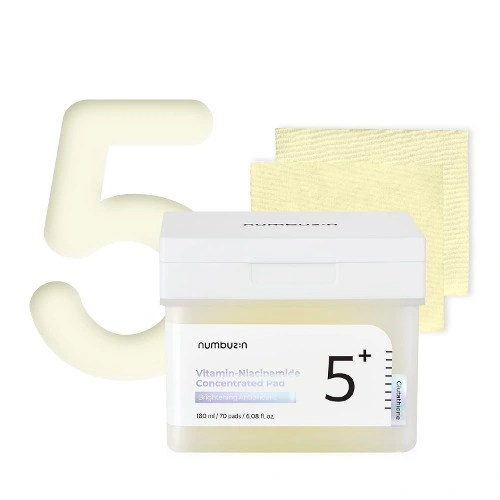 Numbuzin - No.5 Vitamin-Niacinamide Concentrated Pad Вітамінізовані тонер-пади з ніацинамідом
