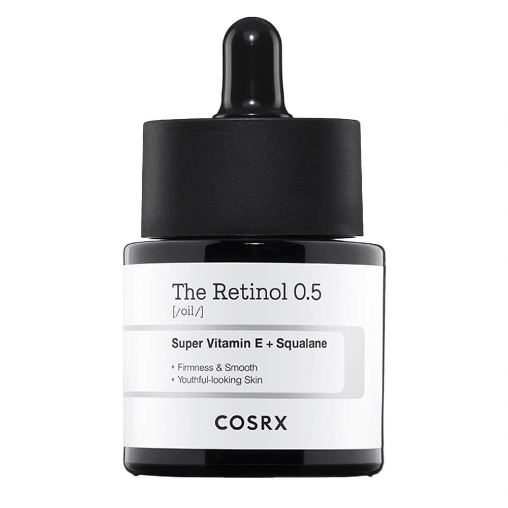 Cosrx The Retinol 0.5 Super Vitamin E + Squalane Антивікова сироватка для обличчя з ретинолом 0,5%