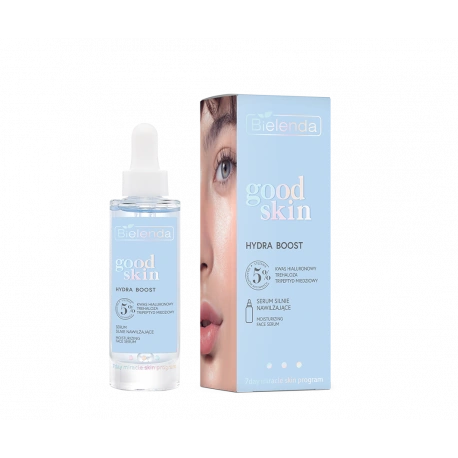 Bielenda Good Skin Hydra Boost Moisturizing Face Serum Зволожувальна сироватка для обличчя з гіалуроновою кислотою