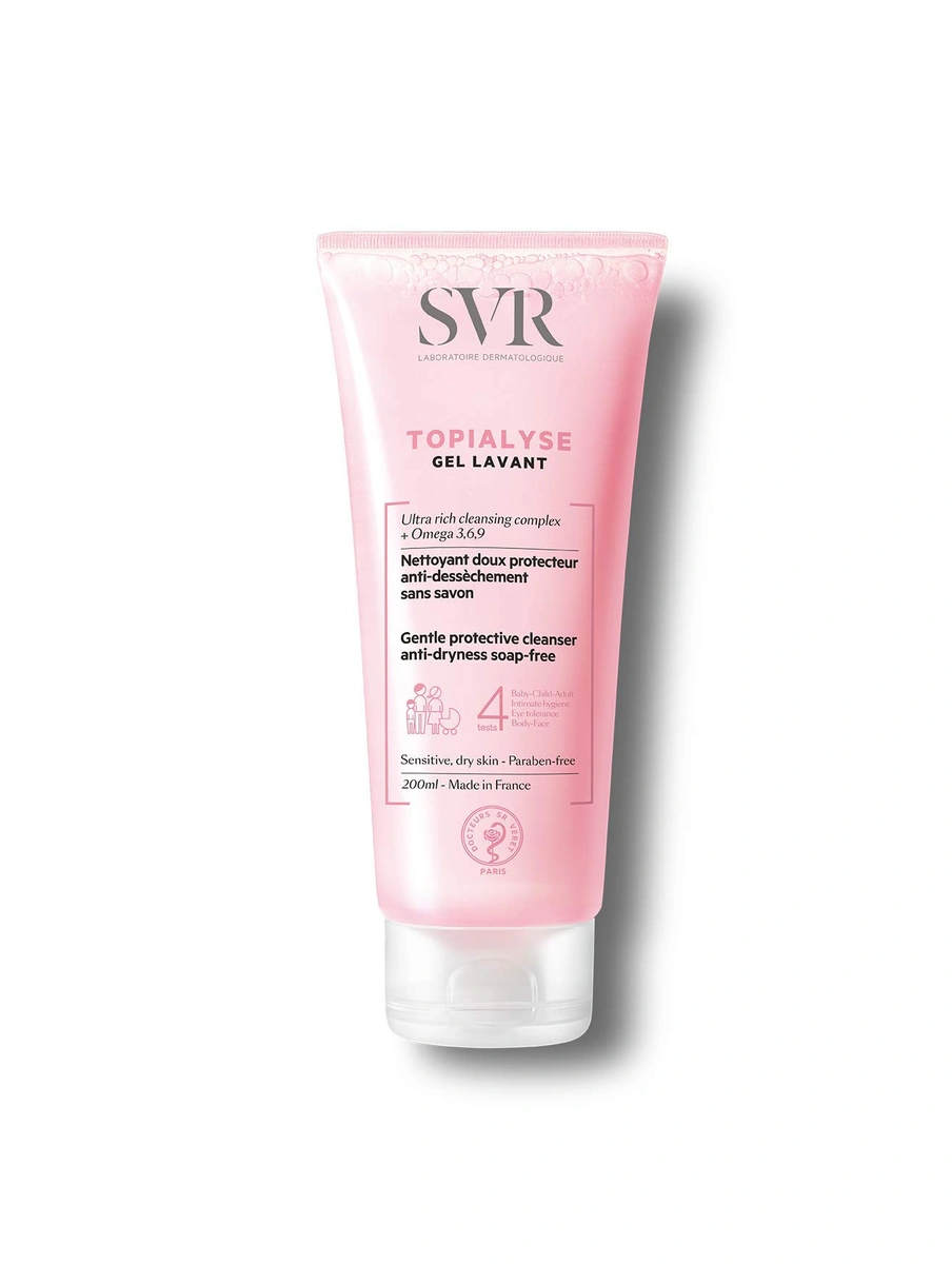 SVR Topialyse Gel Lavant Гель для обличчя і тіла